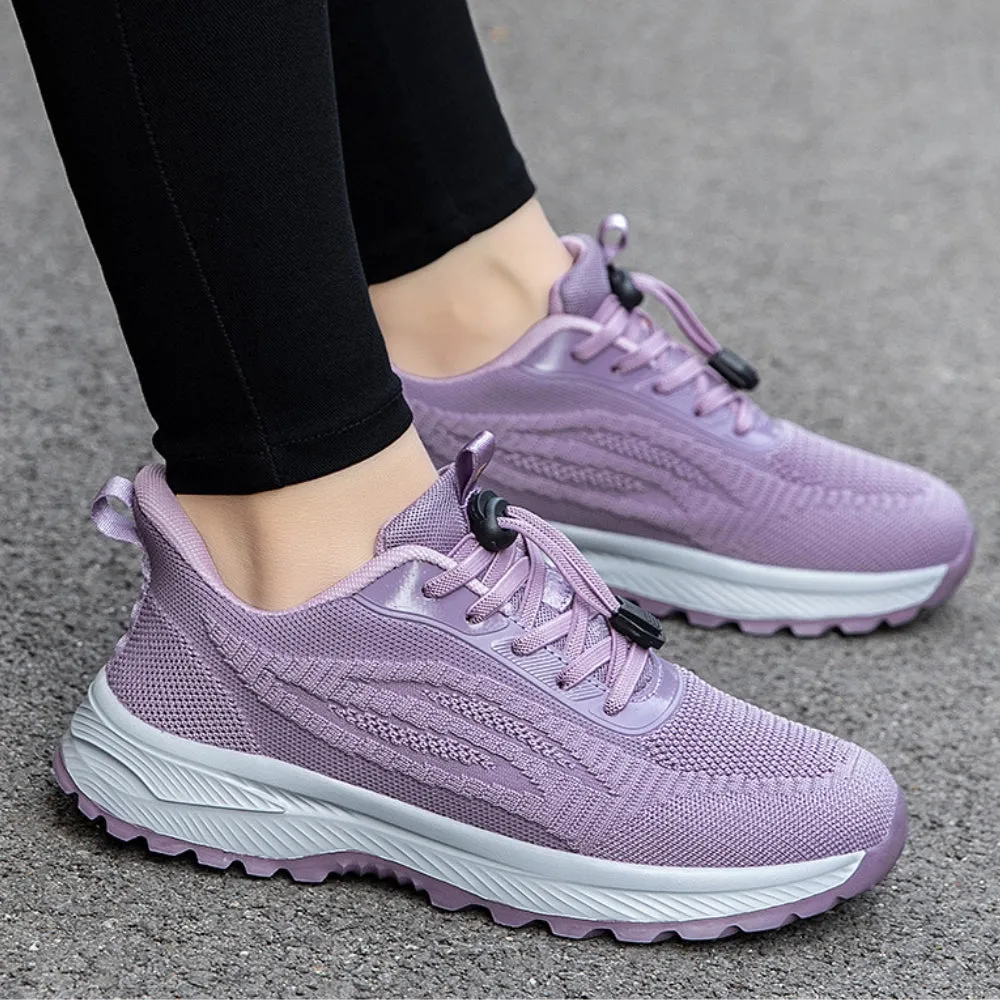 Purple Women's Lightweight Breathable Running Sneakers