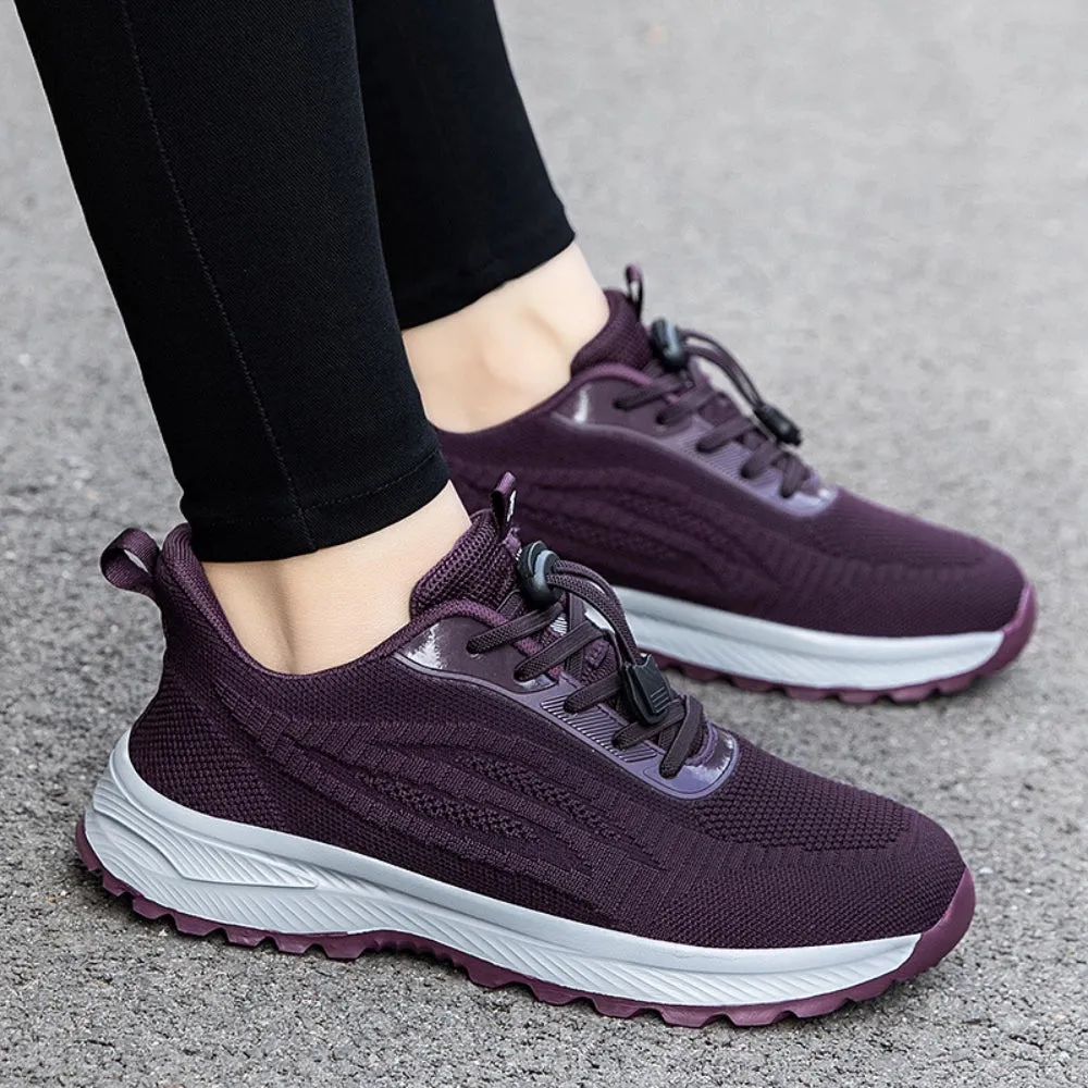 Purple Women's Lightweight Breathable Running Sneakers