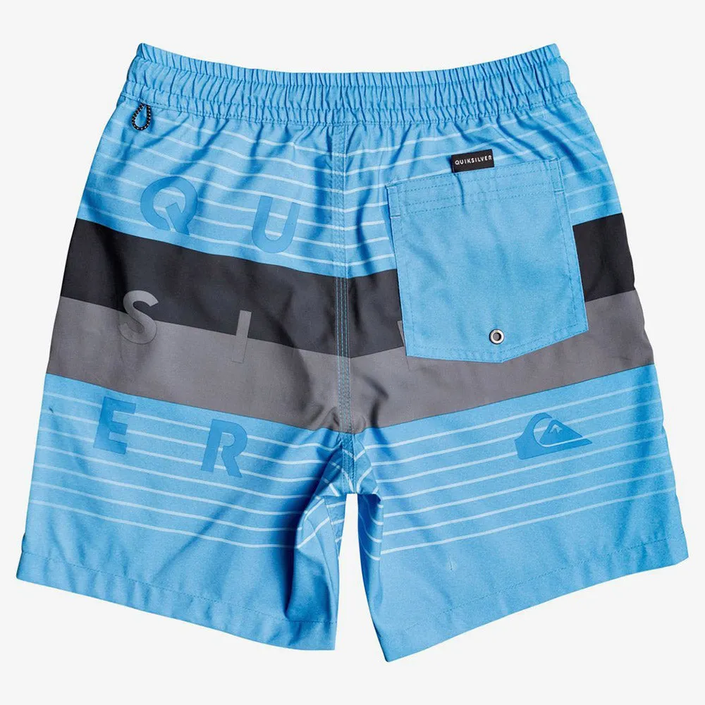Quiksilver Youth Word Block Volley 15 Boardshorts