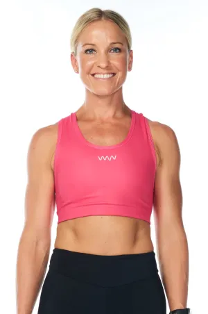 Racergirl Racerback Sports Bra - Raspberry