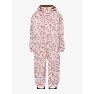 Rain Suit One Piece with Fleece Lining - Peach Whip - 1 Left Size 3-4 years