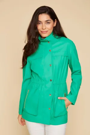 Raincoat in Jade