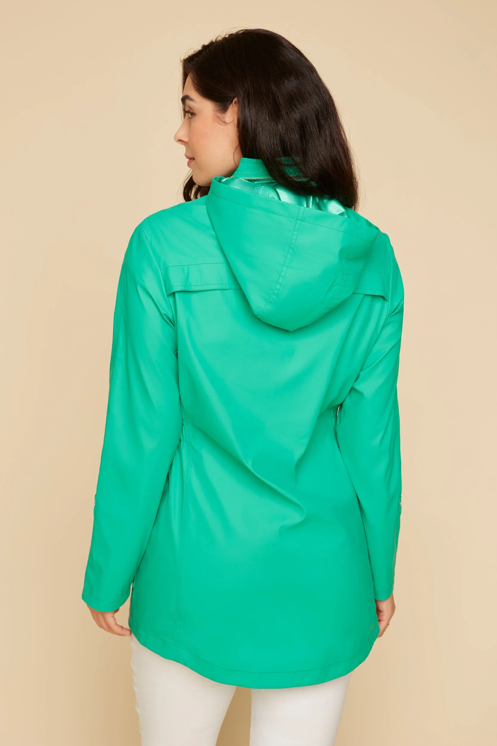 Raincoat in Jade