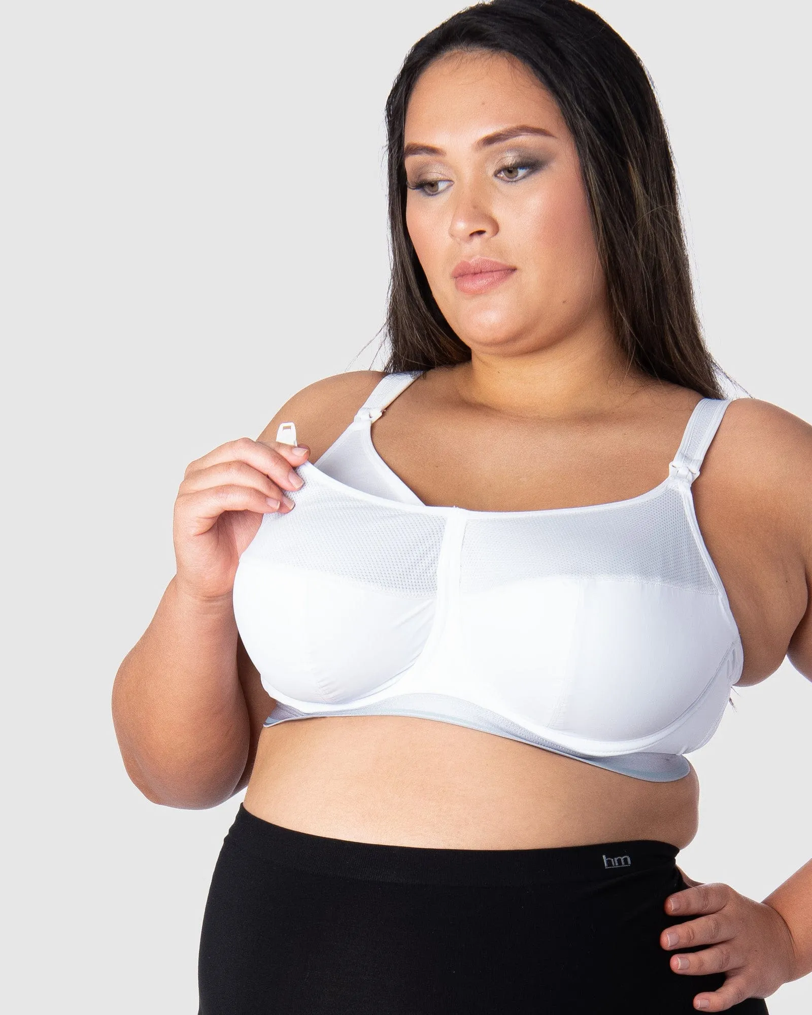 Reactivate Sports Nursing Bra - White