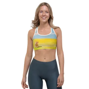 “Red Balloon”Sports Bra