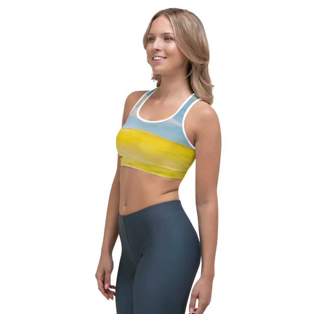 “Red Balloon”Sports Bra