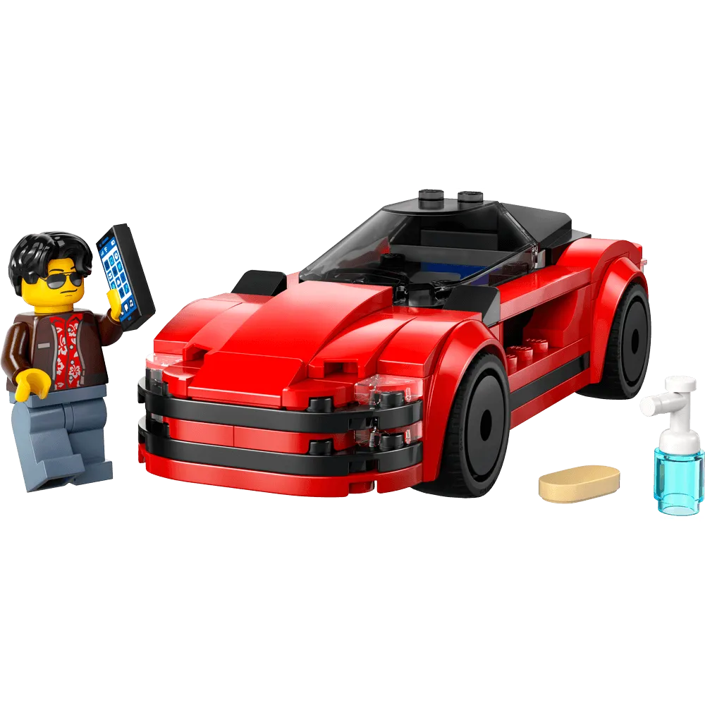 RED SPORTS CAR 60448