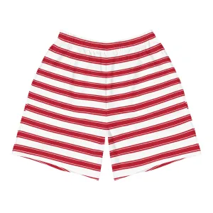 Red Stripes - Inspired By Selena Gomez - Sustainably Made Men's Shorts