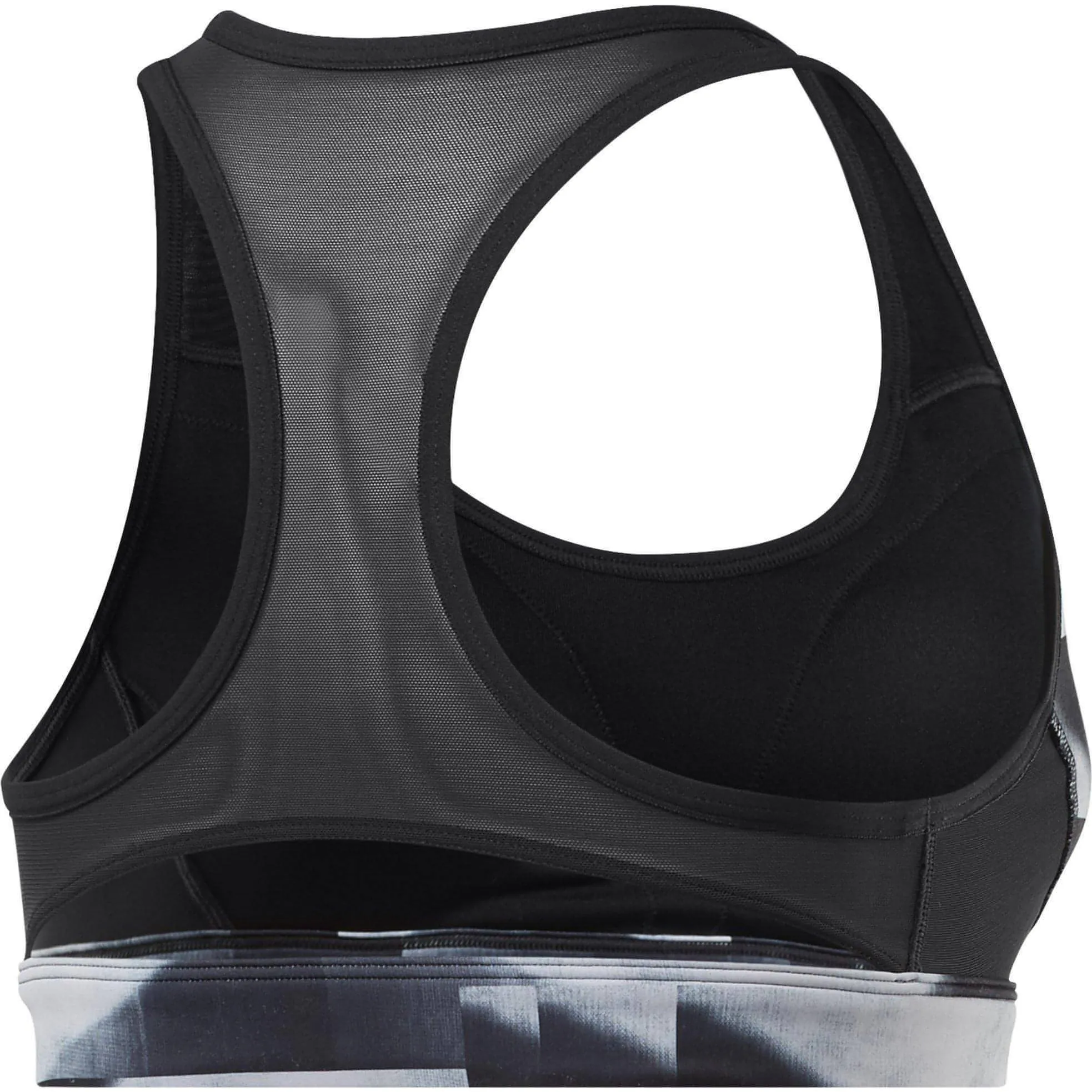 Reebok Hero Medium Impact Womens Sports Bra - Black