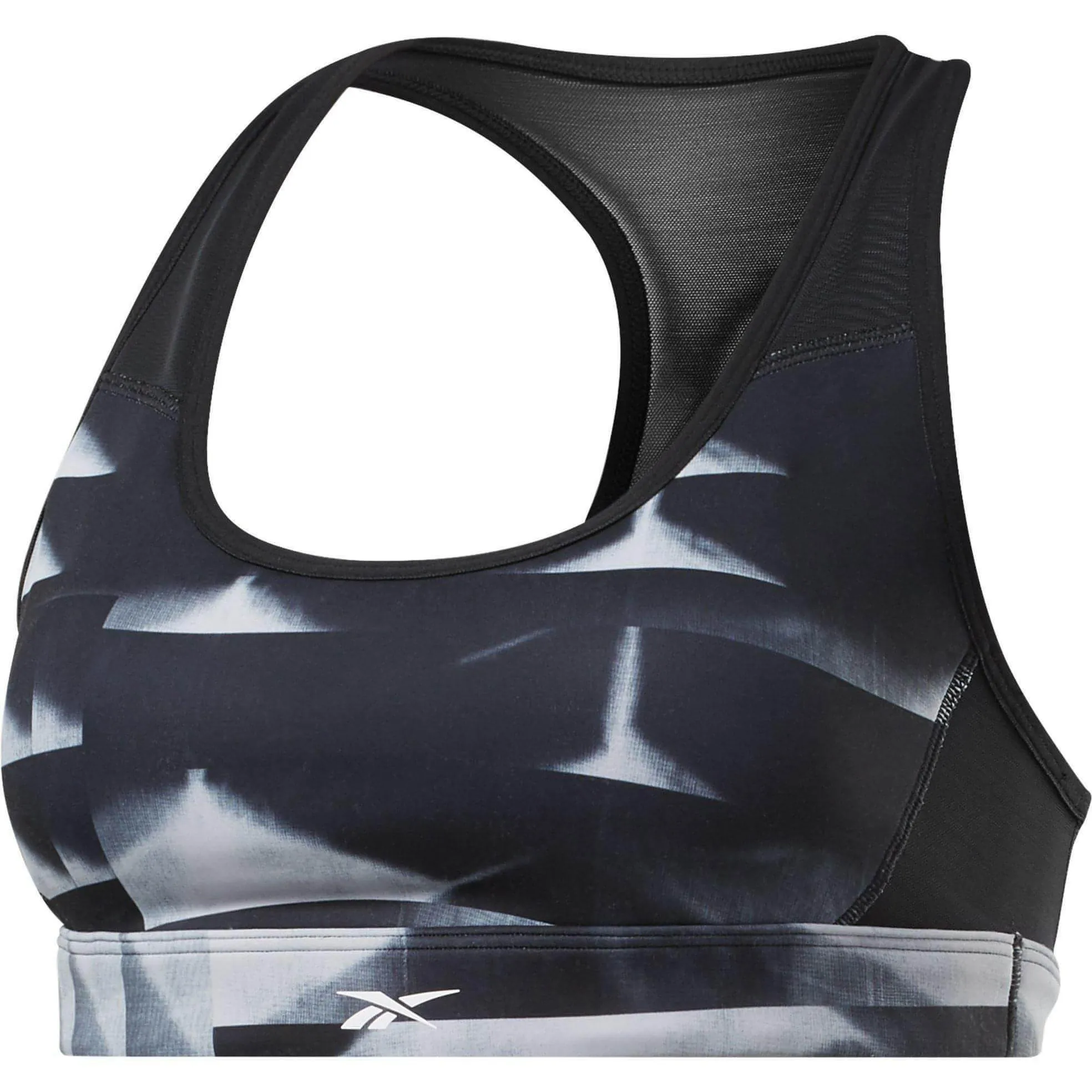 Reebok Hero Medium Impact Womens Sports Bra - Black