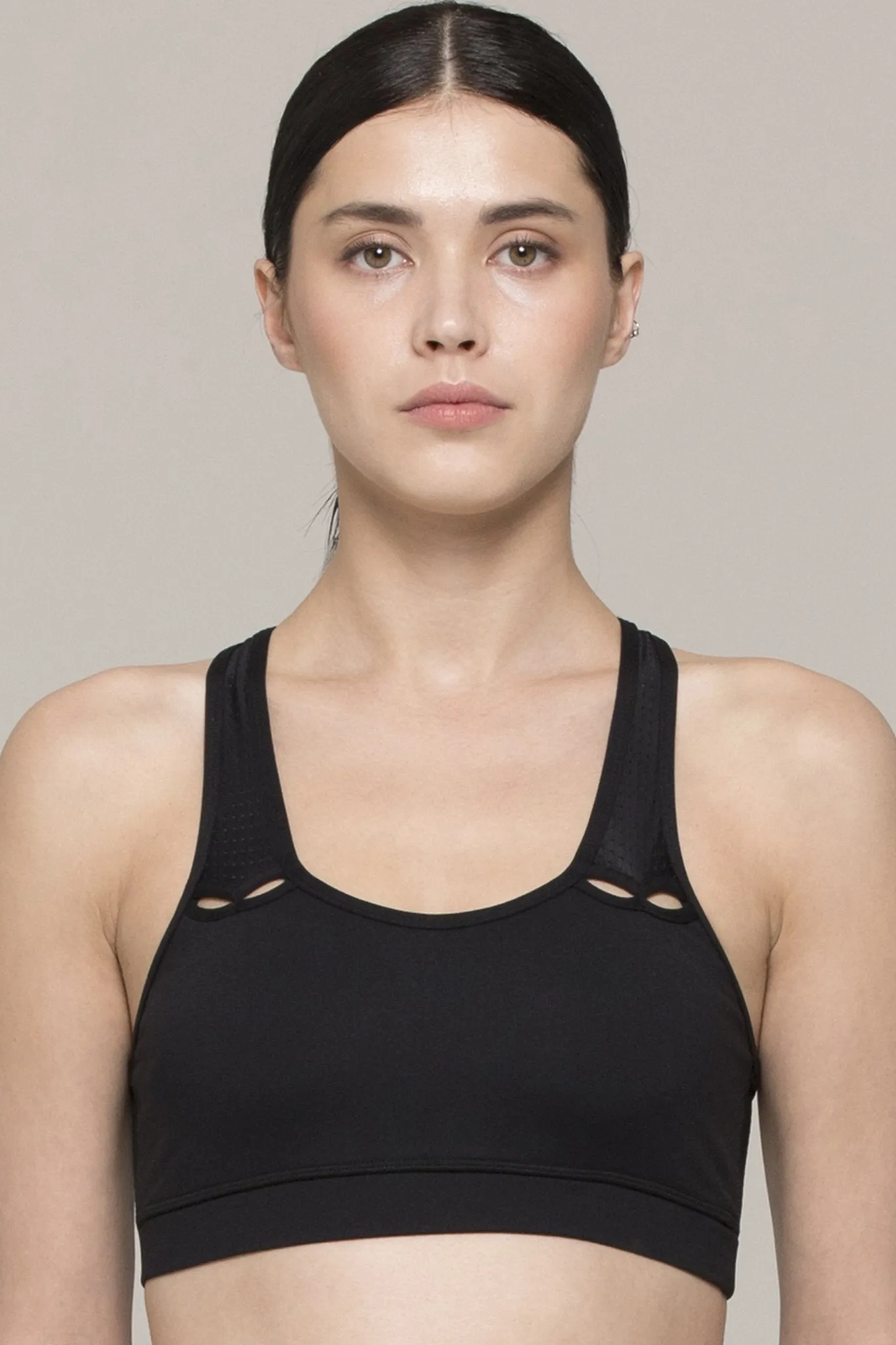 RESONANCE BRA 2.0, BLACK/PERFORATED BLACK MESH