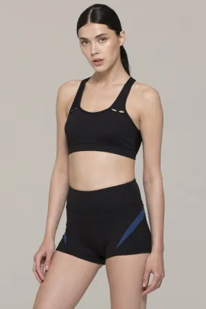 RESONANCE BRA 2.0, BLACK/PERFORATED BLACK MESH