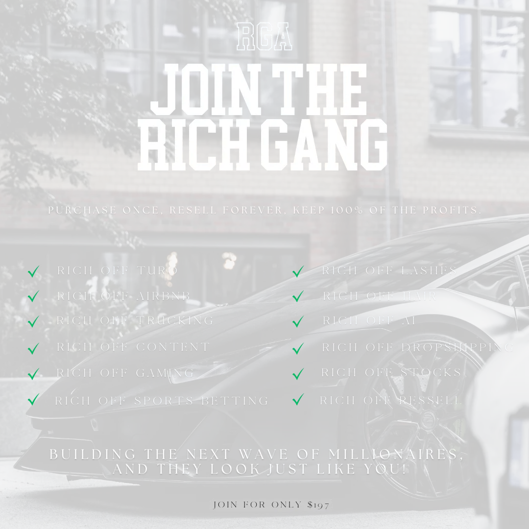 RGA Rich Girls Academy Course  MRR Resell Rights Community Support Digital Marketing