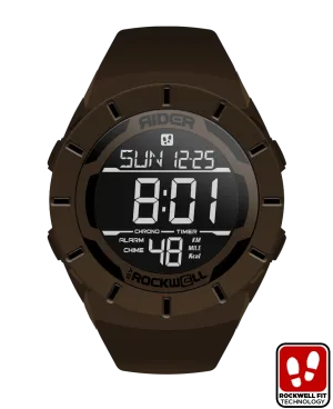 ROCKWELL THE COLISEUM FIT WATCH BROWN BLACK