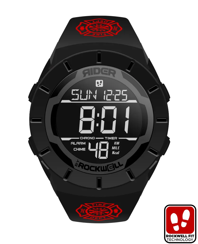 ROCKWELL THE COLISEUM FIT WATCH MALTESE CROSS FIRE