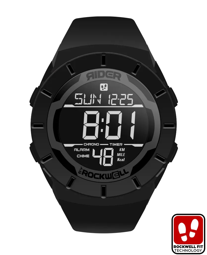 ROCKWELL THE COLISEUM FIT WATCH PHANTOM BLACK