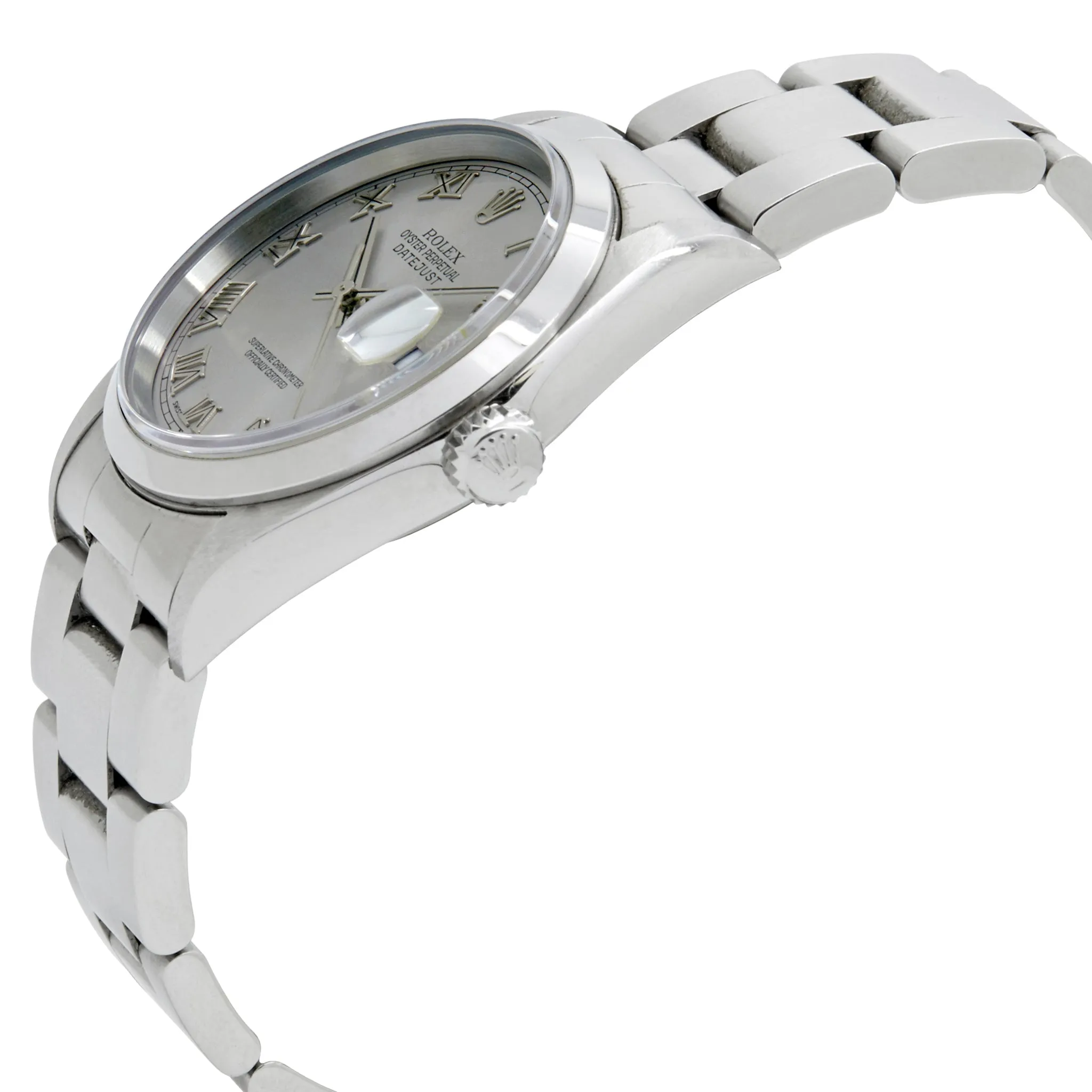 Rolex Datejust 36mm 16200 Silver Dial Automatic Watch