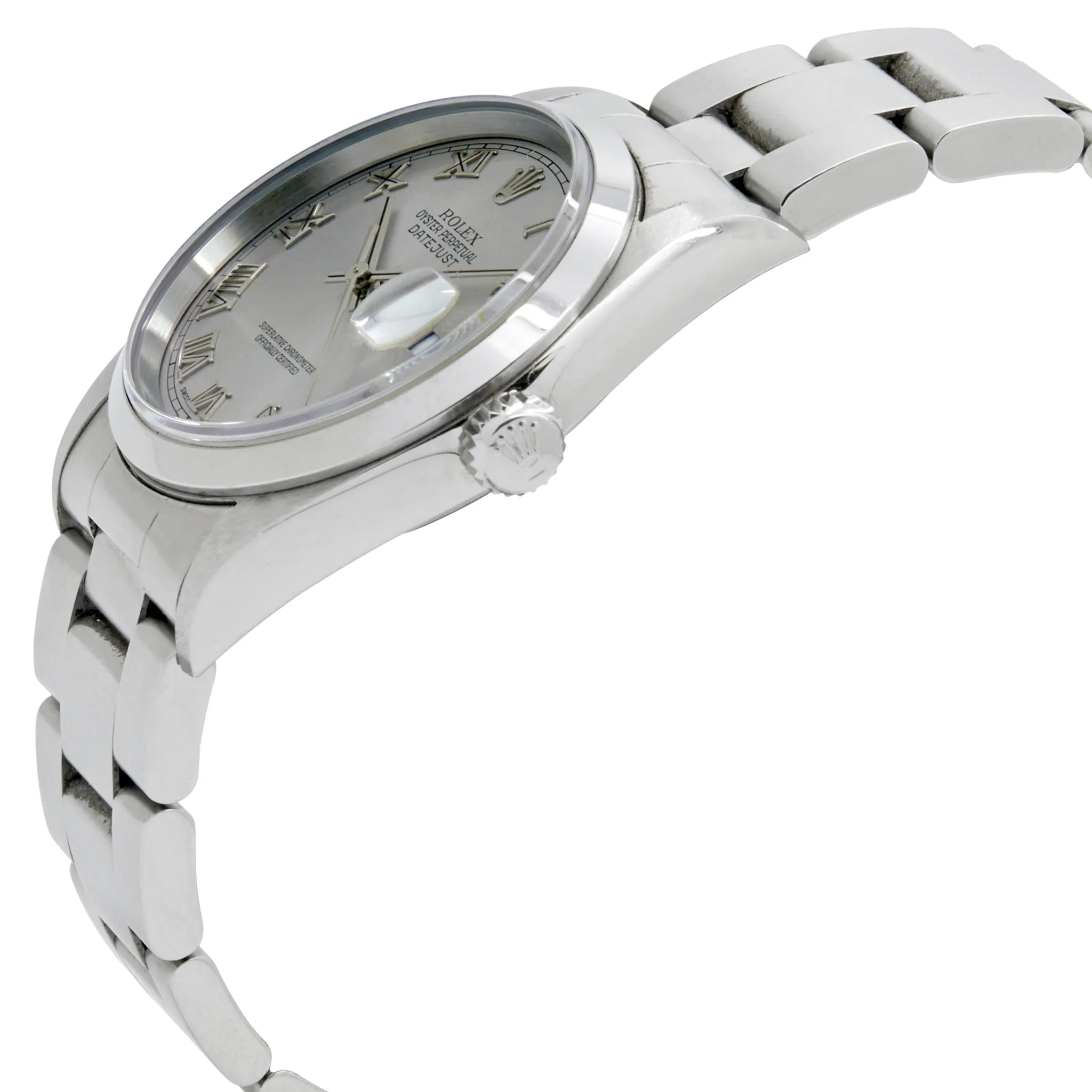 Rolex Datejust 36mm 16200 Silver Dial Automatic Watch