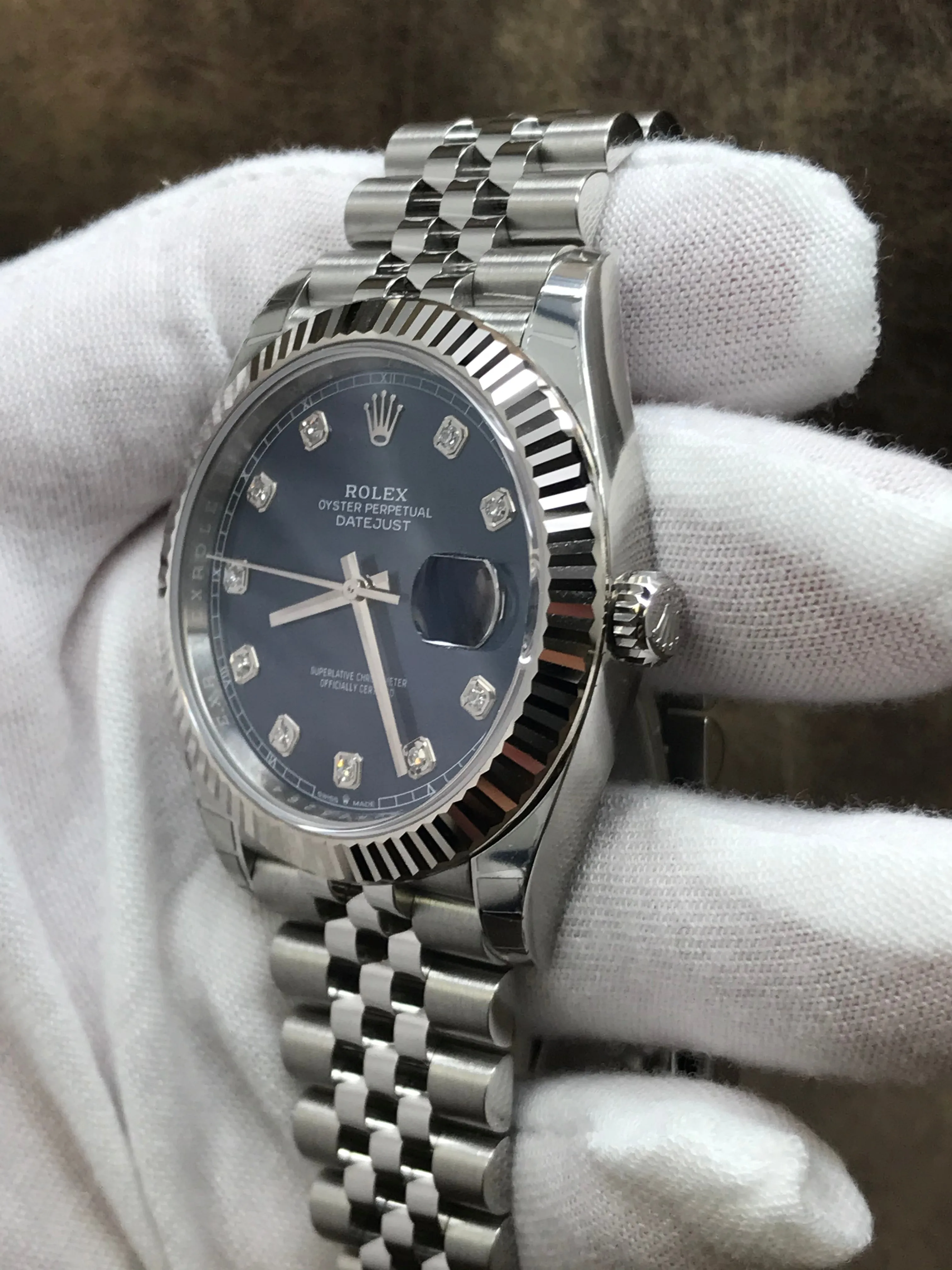 Rolex Datejust 41 126334 Blue Dial Automatic Men's Watch