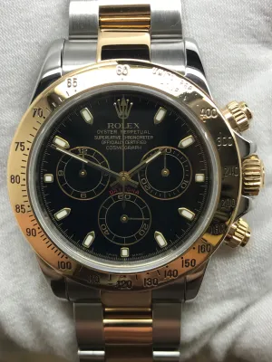 Rolex Daytona 116523 Black Dial Automatic Men's Watch