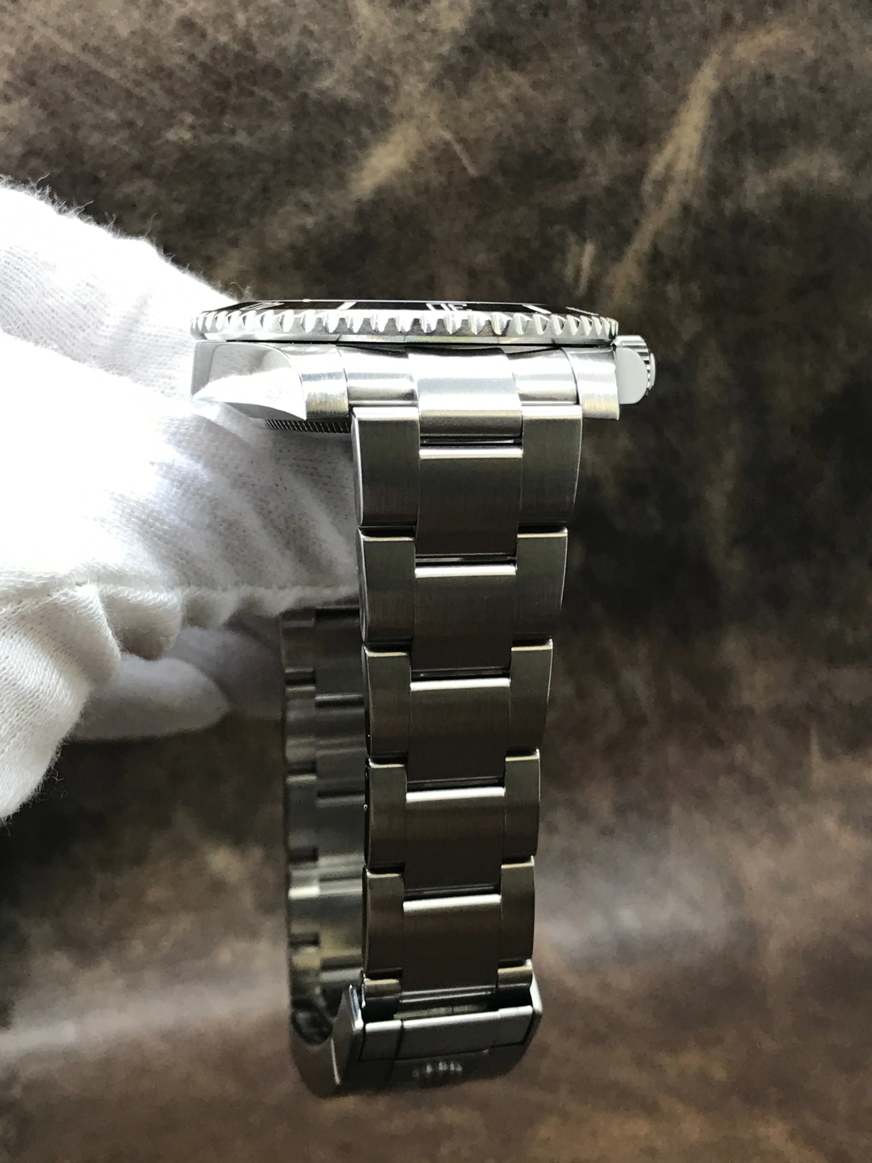 Rolex No Date Submariner 114060 Black Dial Automatic Men's Watch