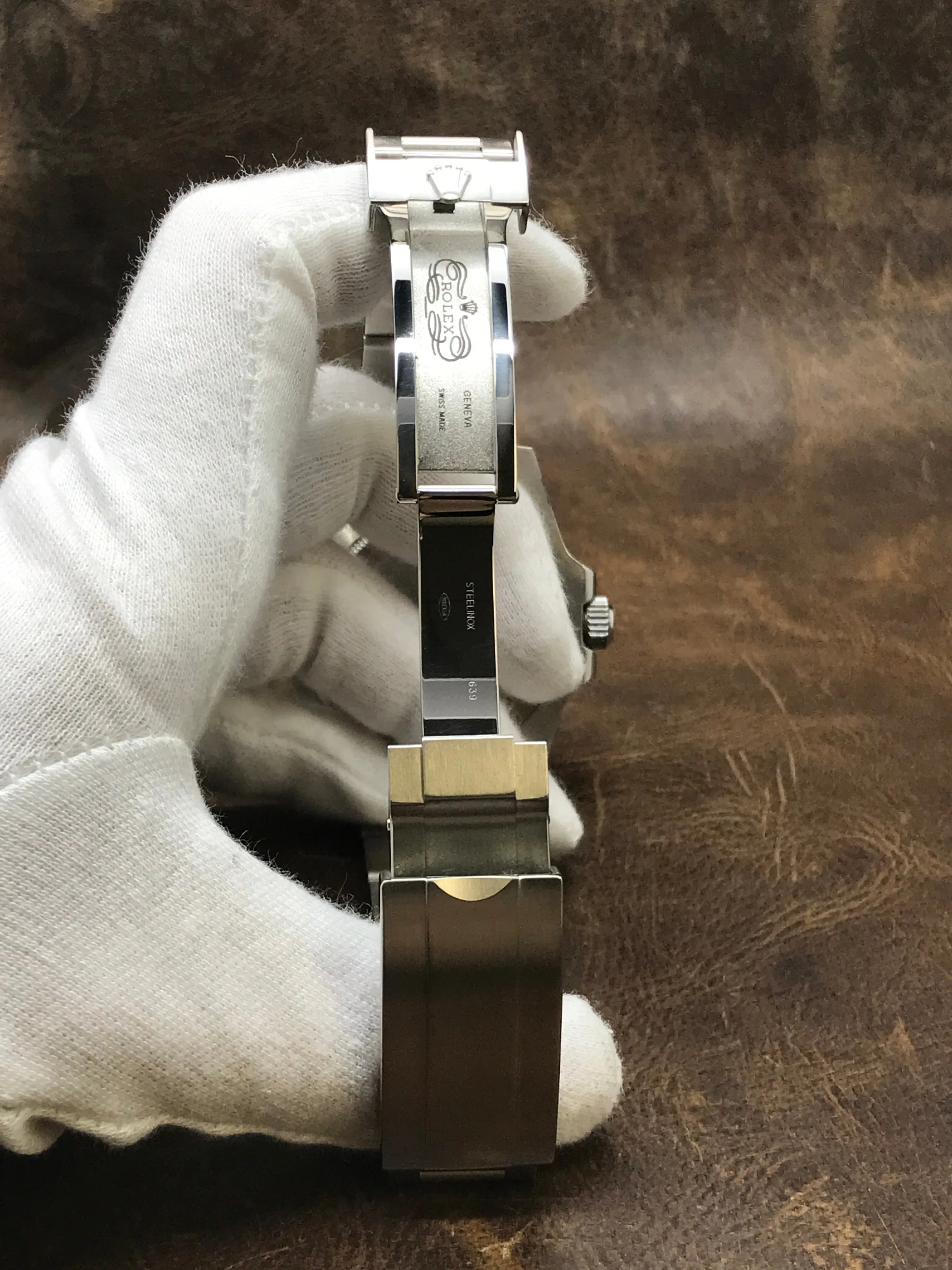 Rolex No Date Submariner 114060 Black Dial Automatic Men's Watch