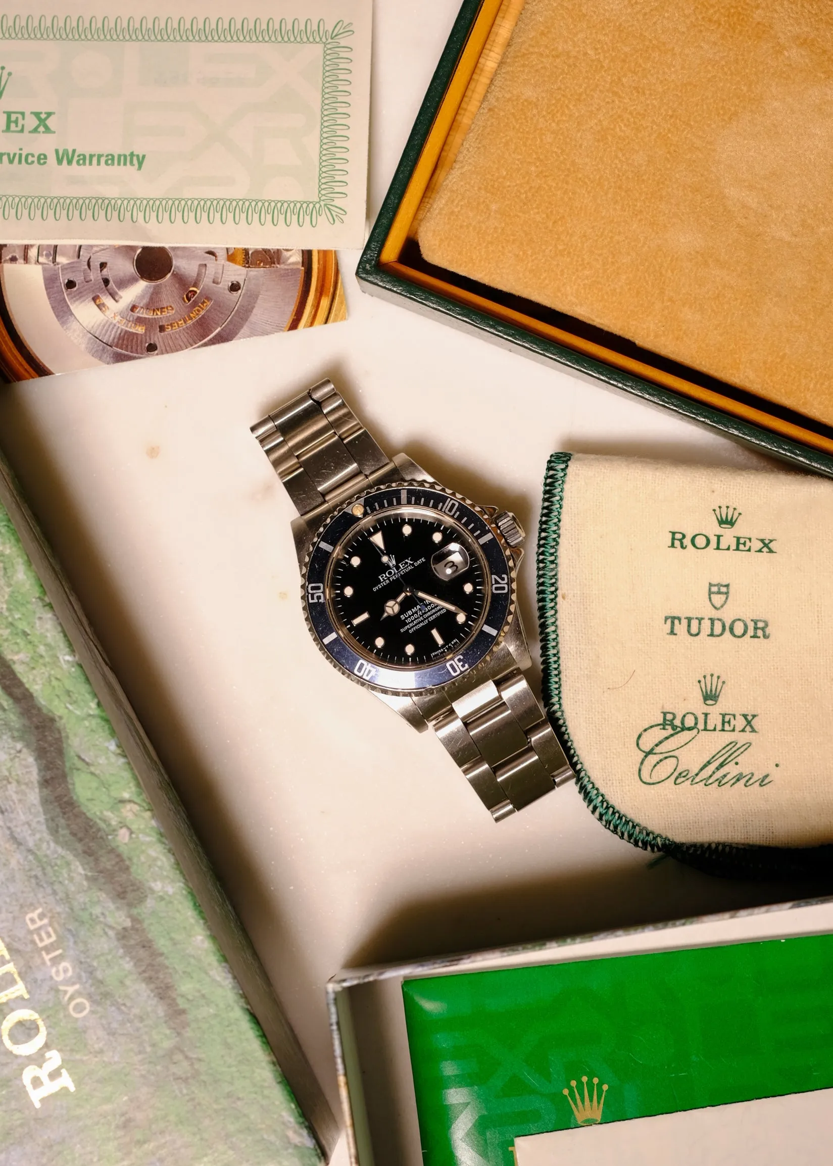 Rolex Submariner 16610 With Navy Insert w/Box & Manuals - 1996