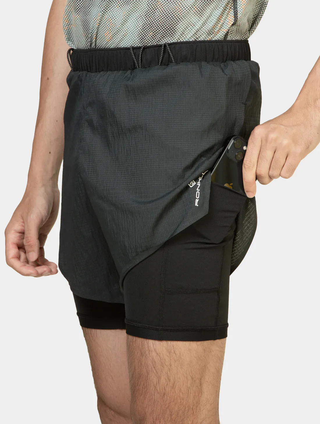 Ronhill Tech Race Twin Shorts Men's