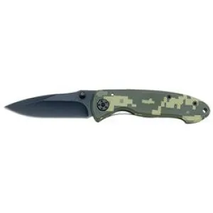 Rostfrei 118 Liner Lock Knife Camouflage Coated Handle Free Shipping