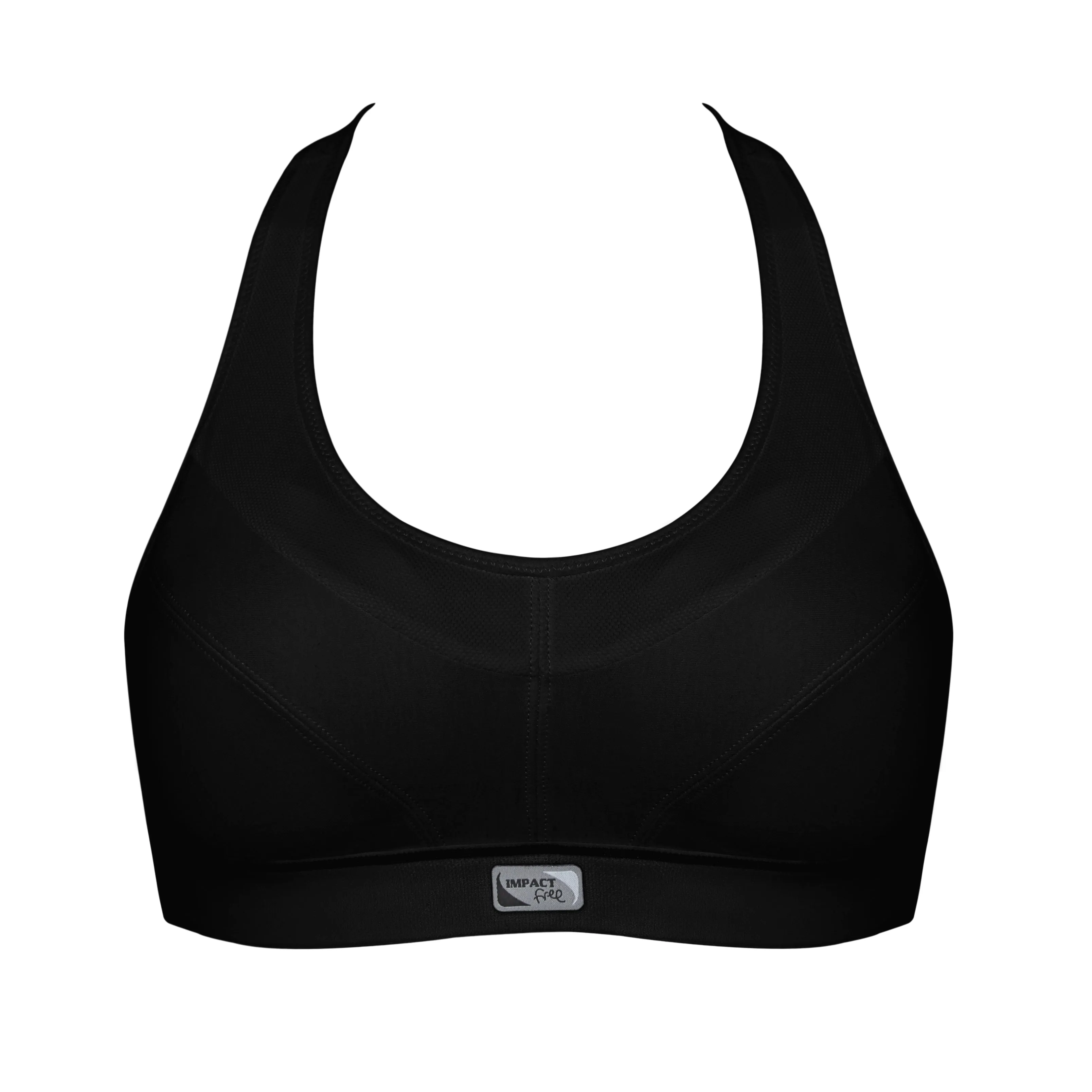 Royce Impact Free Adjustable Fit Sports Bra - Black