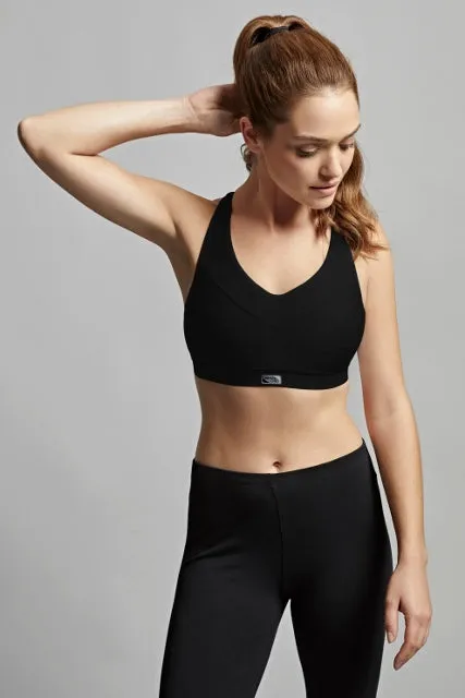 Royce Impact Free Adjustable Fit Sports Bra - Black