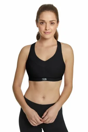 Royce Impact Free Adjustable Fit Sports Bra - Black