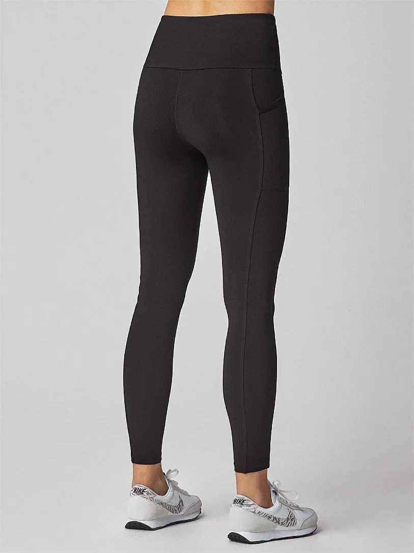 RUNNING BARE POWER MOVES POCKET LEGGINGS BLACK 28"