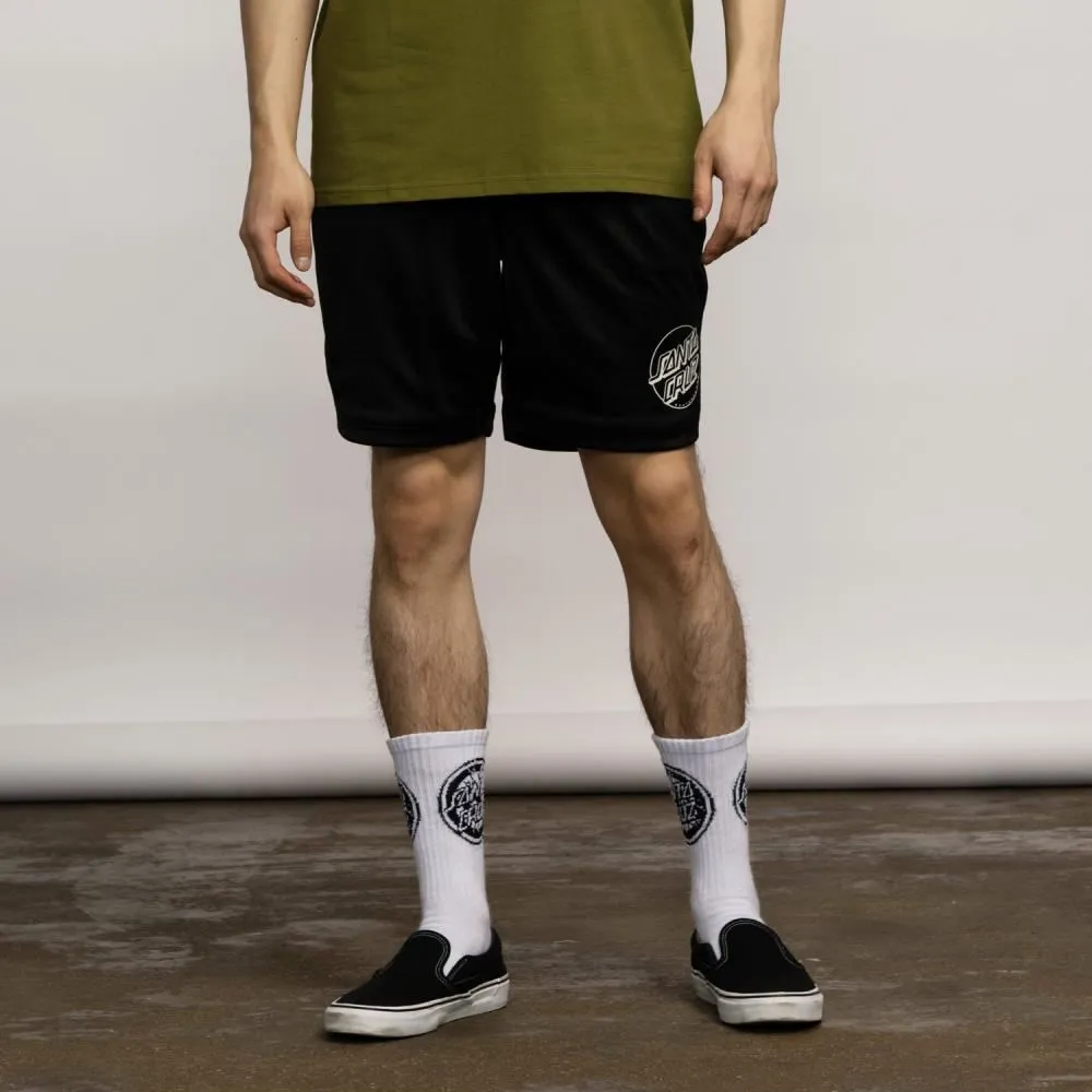 Santa Cruz Shorts Opus Dot Mesh Short - Black