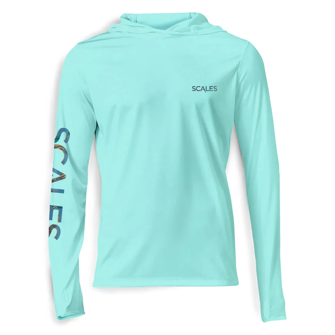 Scales Dorado Hooded Performance - Seafoam