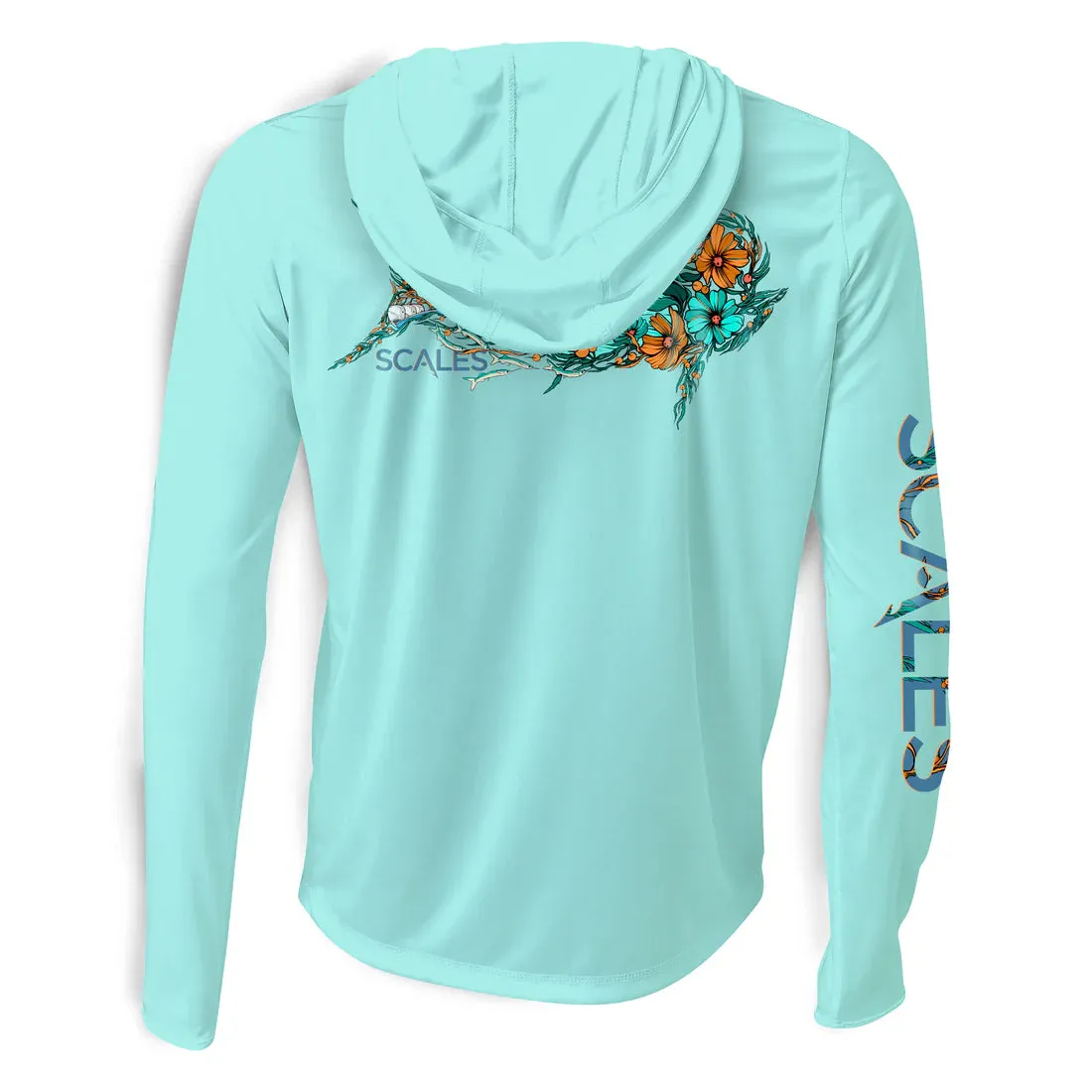 Scales Dorado Hooded Performance - Seafoam