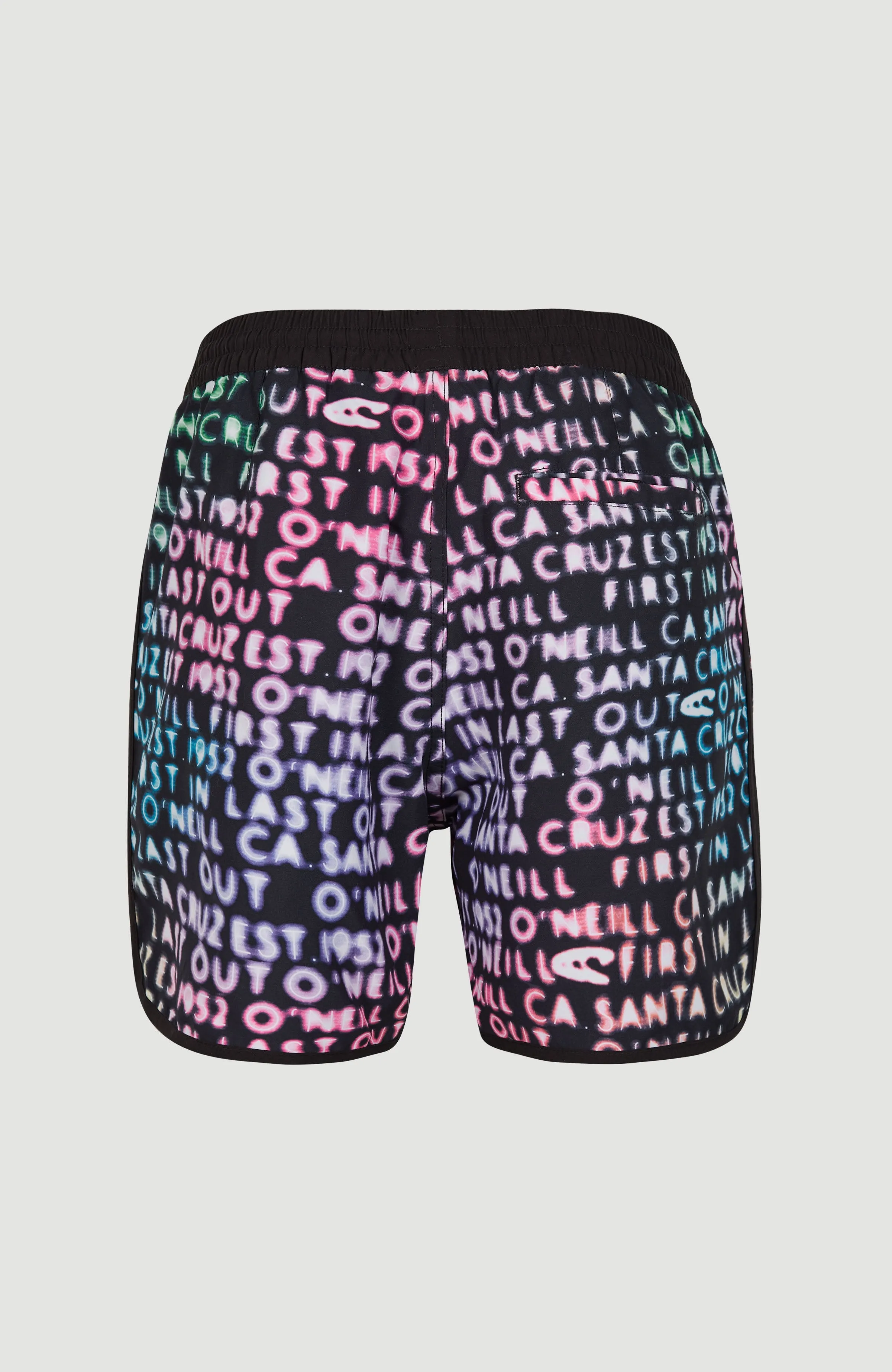 Scallop Neon 16'' Badehose | Black Neon Lights
