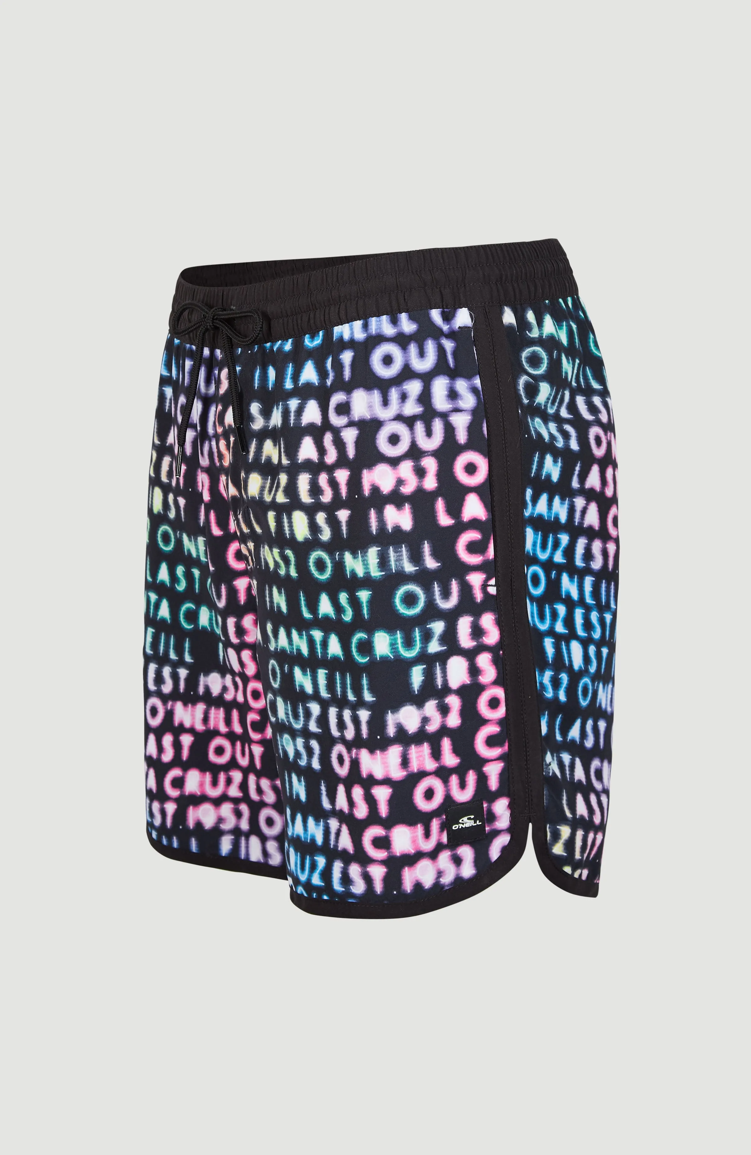 Scallop Neon 16'' Badehose | Black Neon Lights