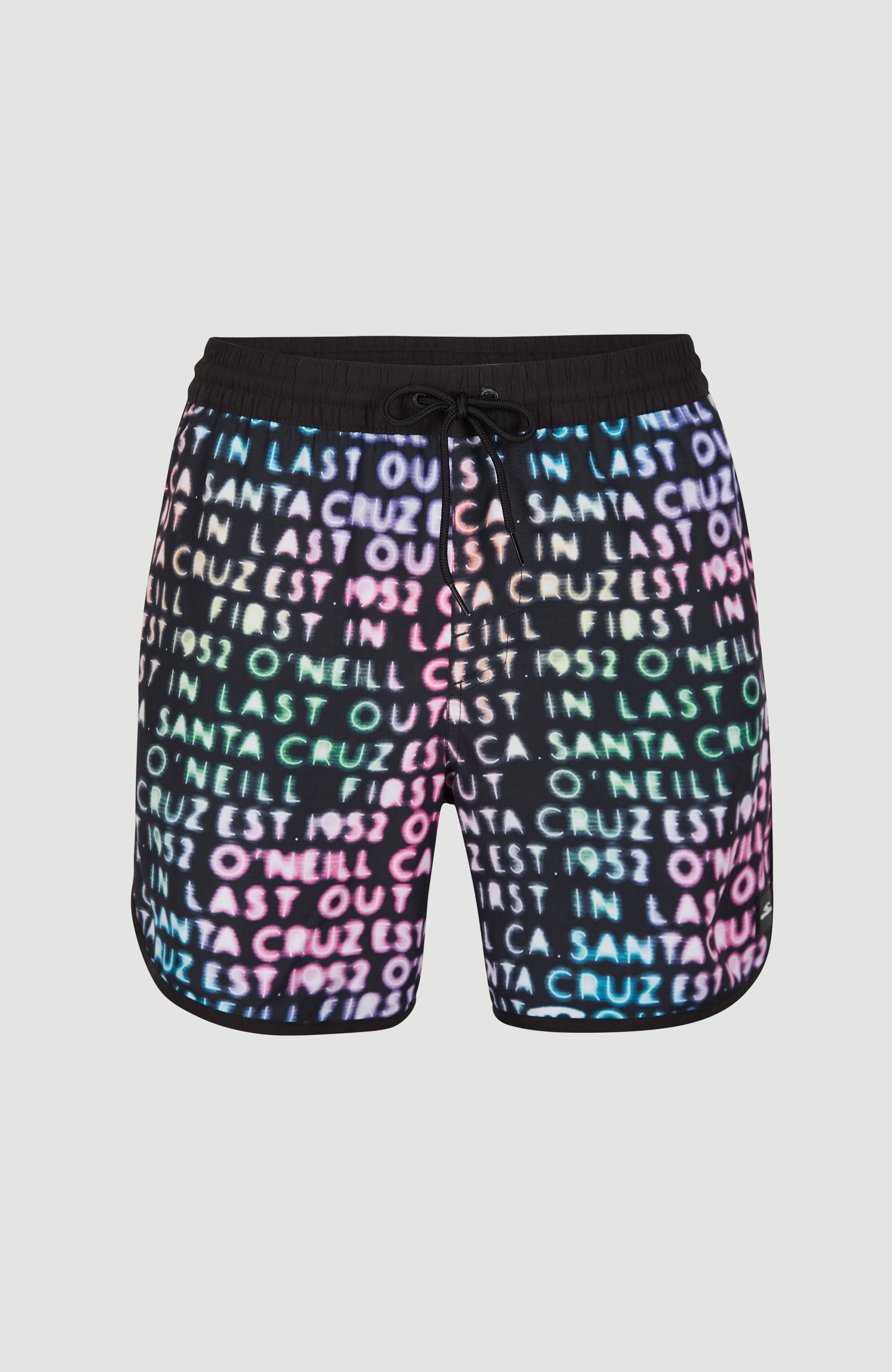 Scallop Neon 16'' Badehose | Black Neon Lights