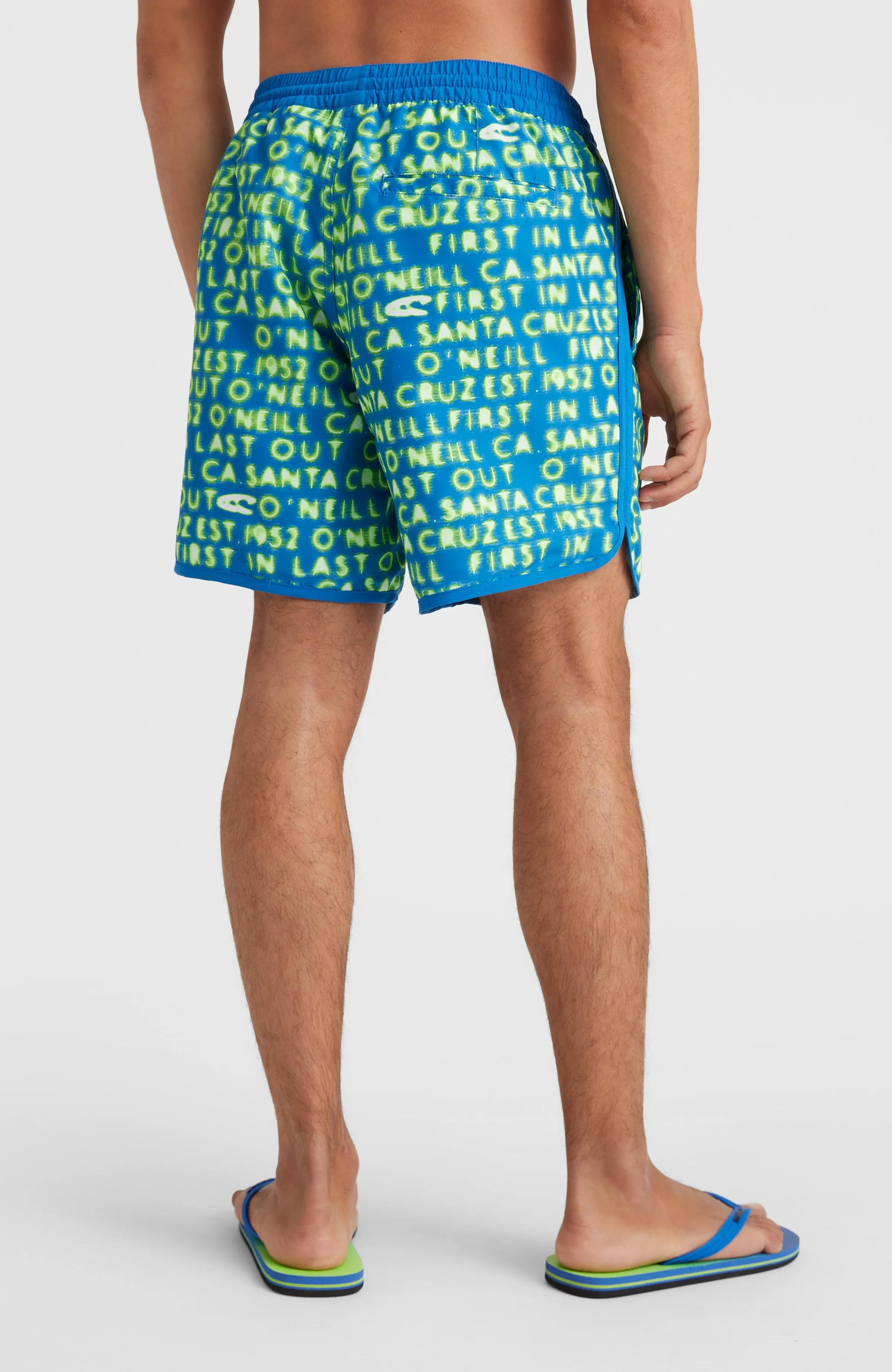 Scallop Neon 16'' Badehose | Bright Blue Neon Lights