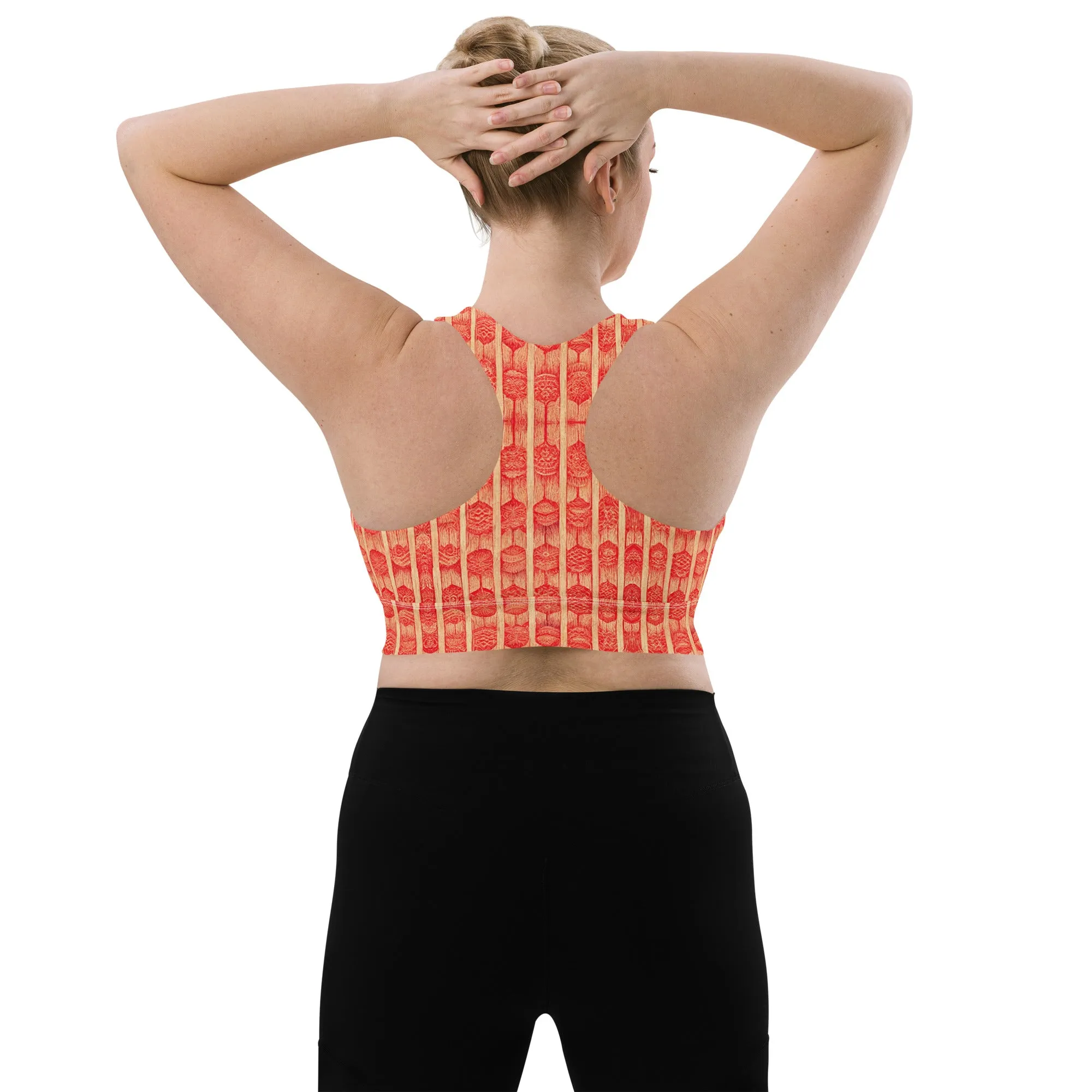 Scarlet Ribbon Longline sports bra
