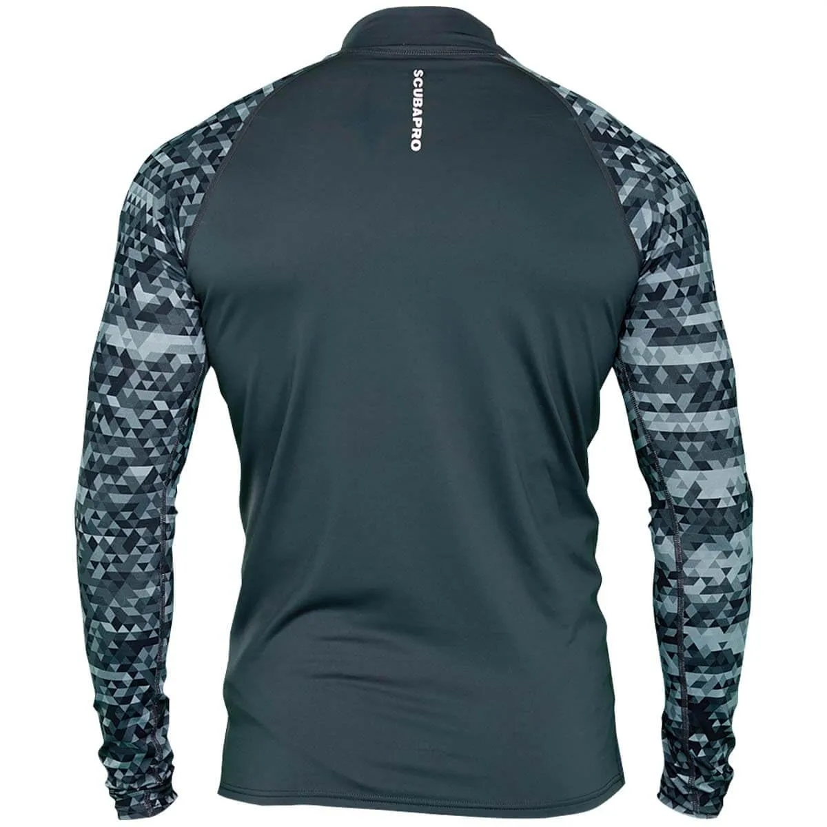SCUBAPRO UPF 50 Rash Guard Long-Sleeve Men’s Diving Shirt (Large, Graphite)