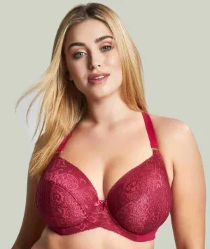 Sculptresse Estel Underwire Plunge Bra - Berry