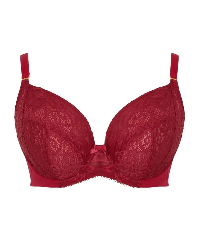 Sculptresse Estel Underwire Plunge Bra - Berry