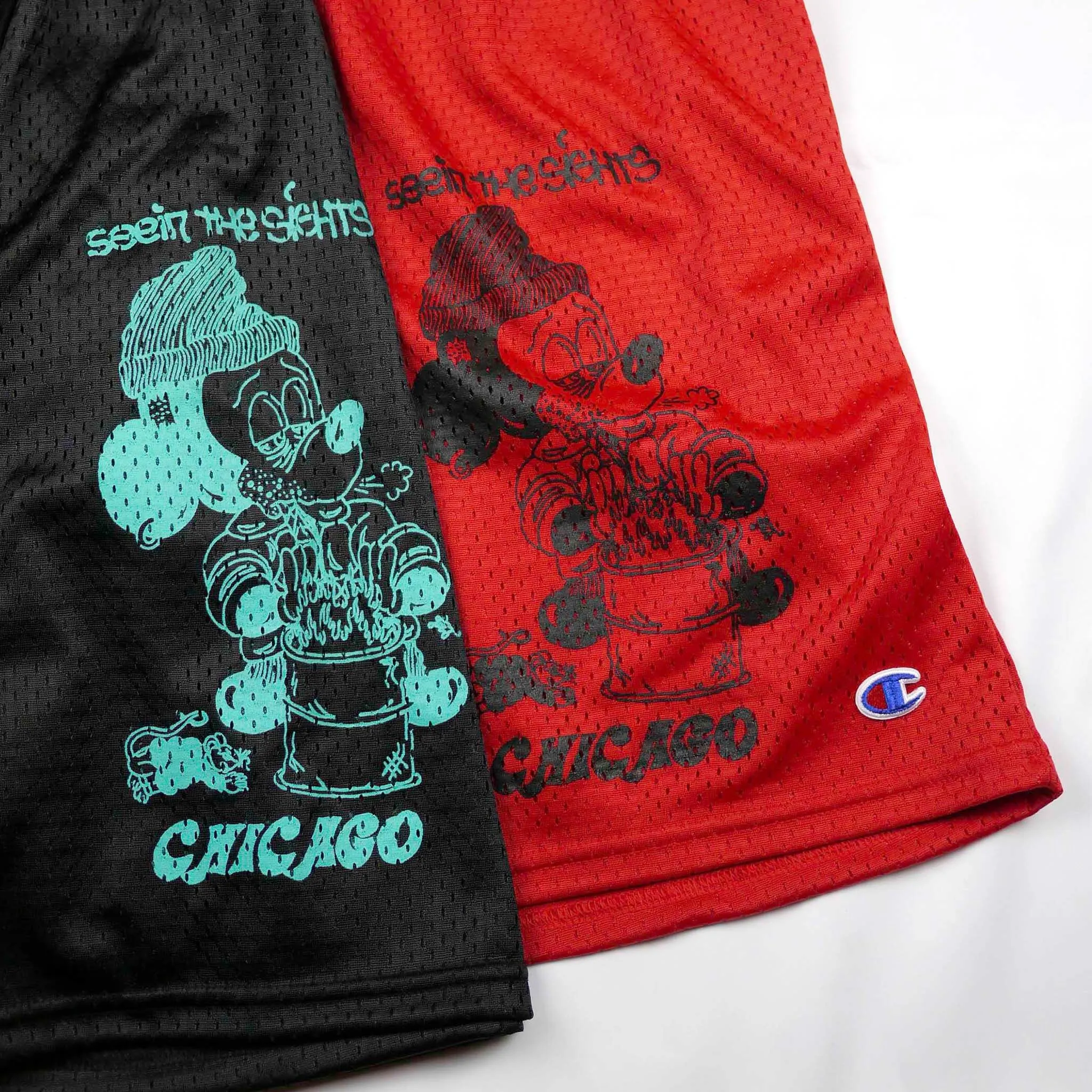 SEEIN THE SIGHTS: CHICAGO SHORTS - BLACK