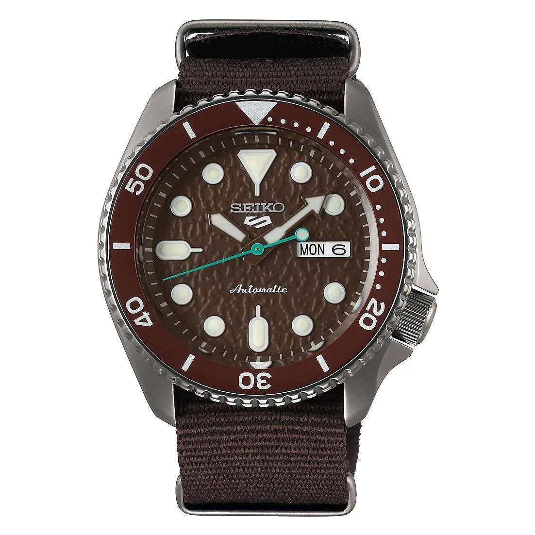 Seiko 5 Sports Automatic Brown Dial Men's Watch SRPD85K1