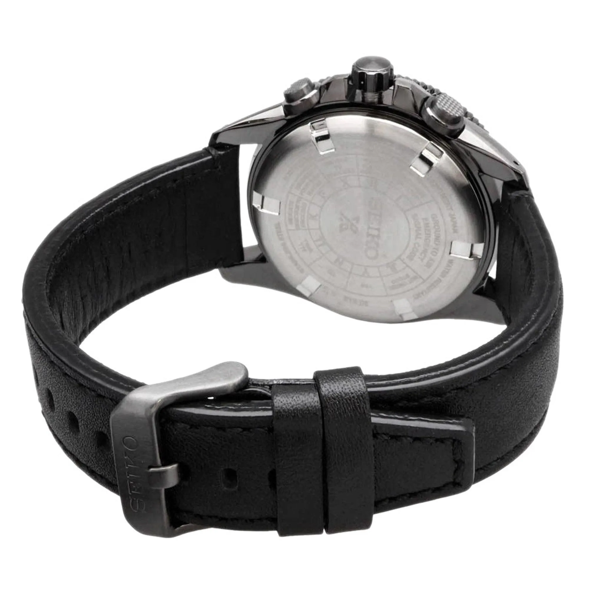 Seiko Prospex Analog Solar Calfskin Bracelet Men's Watch SSC707P1