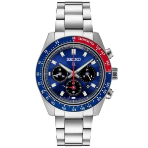 Seiko Prospex Speedtimer SSC913 SSC913P1 SSC913P Blue Dial Solar Chronograph Watch