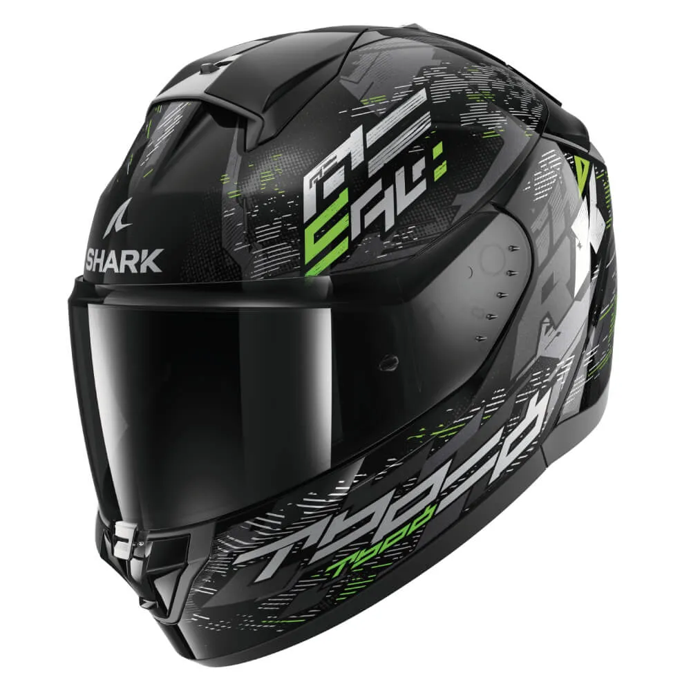Shark Ridill 2 Helmet Molokai Black / Silver / Green