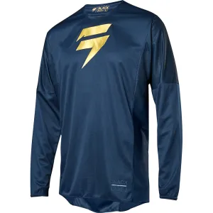 SHIFT 3LACK STRIKE JERSEY [NAVY/GOLD] S